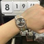 Rolex Datejust Series 116231-0087, Rose Gold Case with Grey Dial Five-link Bracelet, 36mm Size. - 图片 6