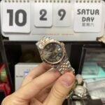 Rolex Datejust Series m278271-0030, Rose Gold and Gray Dial five-bead chain stainless steel bracelet, 31mm size. - 图片 3