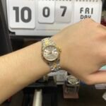 Rolex Datejust Series Intergold shell white square drill graduated, 28mm Size - 图片 5