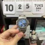 Patek Philippe Nautilus series 57261A-014, Blue Dial Steel Bracelet, Moon Phase Calendar Central Month and Week Display, 40.5mm Size. - 图片 2