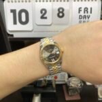 Rolex Datejust Series m278273-0018, Two-Tone Gold Case Grey Dial with Roman Numerals, 31mm size, Jubilee stainless steel bracelet. - 图片 6