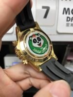 Rolex Cosmograph Daytona Series 116518LN-0040, gold case gold dial and rubber strap, 40mm size. - 图片 5