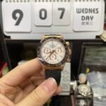 Rolex Cosmograph Daytona Series M116515ln-0019, White Dial Ceramic Bezel Rubber Strap Rose Gold Markers Three Sub-dials, 40mm size. - 图片 2