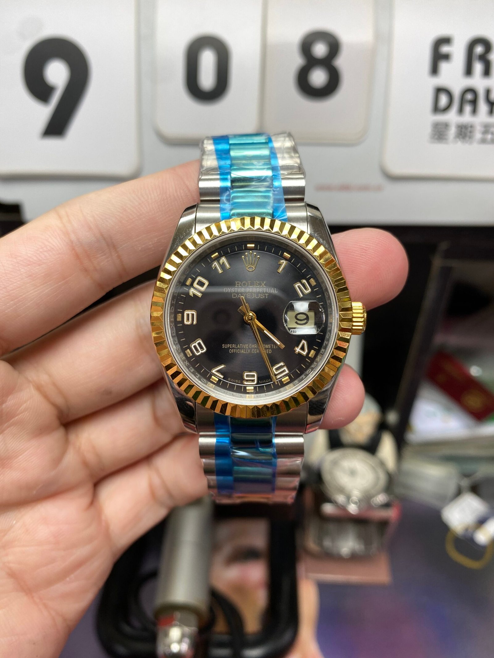 cd77ed9870d58a2b35ac4d5998b4c196.jpg Rolex Datejust Series Watch Model 116333-72213 41mm - 图片 1