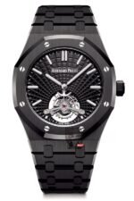 Audemars Piguet Royal Oak Offshore Series 26522CE.OO.1225CE.01, Black Case Black Dial Tourbillon Watch, 41mm Size.