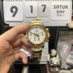 Rolex Cosmograph Daytona Series m116503-0001, two-tone gold case white dial and steel bracelet, 40mm size. - 图片 8