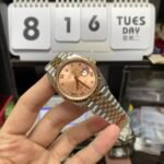 Rolex Datejust Series m126231-0027, Rose Red Dial Everose Gold Case Roman Numerals Five-Piece Link Jubilee Bracelet, 36mm Size. - 图片 3