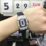 Richard Mille Women's Collection series RM07-01, Red Lips Silver Diamonds, 45.66 x 31.40mm size. - 图片 3