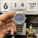 Audemars Piguet Royal Oak Offshore Series 77451ST.ZZ.1361ST.04, Blue Dial Gem-Set Bezel Mechanical Movement, 34mm Size. - 图片 8