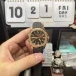 Patek Philippe Aquanaut Series 5167R-001, Rose Gold Case Coffee Dial Brown Strap, 40mm Size. - 图片 8