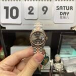 Rolex Datejust Series m278271-0030, Rose Gold and Gray Dial five-bead chain stainless steel bracelet, 31mm size. - 图片 2