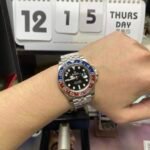 Rolex GMT-Master II series m126710blro-0001, Pepsi bezel features a five-link Jubilee bracelet a red and blue ceramic bezel a black dial and a red GMT hand, 40mm size. - 图片 6