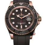 Rolex Yacht-Master Series 116655-Oysterflex bracele, Rose Gold Yacht, 40mm Size.