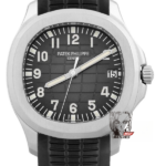 Patek Philippe Aquanaut Series 5167A-001, Black Dial Steel Case Black Rubber Strap, 40mm Size.