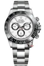 Rolex Cosmograph Daytona Series m116500ln-0001. a black and white panda color scheme, 40mm size.