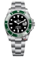 Rolex Submariner Series m126610lv-0002, New Green Hulk "STARBUCK" Genuine Green Ceramic Bezel Black Dial,Added the function of reverse calendar adjustment, ?41mm size.