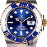 Rolex Submariner Series 116613LB-0005, Two-Tone Blue Submariner, 40mm size.