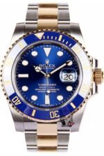 Rolex Submariner Series 116613LB-0005, Two-Tone Blue Submariner, 40mm size.