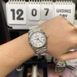 Rolex Datejust Series m126334-0024, White Dial with Roman Numerals and a five-link steel bracelet, 41mm size. - 图片 6