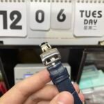 Audemars Piguet Royal Oak Offshore Series 15450ST.OO.1256ST.03, Blue Dial with Leather Strap, 37mm Size. - 图片 4