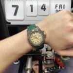 Rolex GMT-MASTER ?? DIW modify diw modify Desert Eagle carbon fiber shell 3186 movement rubber strap - 图片 5