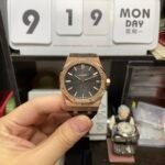 Audemars Piguet Royal Oak Offshore Series 15500OR.OO.D002CR.01, Rose Gold Case Black Dial Leather Strap, 41mm Size. - 图片 8
