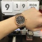 Audemars Piguet Royal Oak Offshore Series 15500OR.OO.D002CR.01, Rose Gold Case Black Dial Leather Strap, 41mm Size. - 图片 12