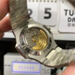 Patek Philippe Nautilus series 57261A-014, Blue Dial Steel Bracelet, Moon Phase Calendar Central Month and Week Display, 40.5mm Size. - 图片 4