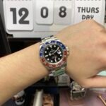 Rolex GMT-Master II series m126710blro-0002, Pepsi bezel features a five-link Jubilee bracelet a red and blue ceramic bezel a black dial and a red GMT hand, 40mm size. - 图片 6
