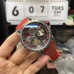 Roger Dubuis Royal Oak Series RDDBEX0545, Red Rubber Strap Titanium Case Carbon Fiber Movement Skeleton, 45mm Size. - 图片 3