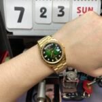 Rolex Day-Date series m128238-0069, Full Gold with Green Dial Diamond Hour Markers, 36mm Size. - 图片 6