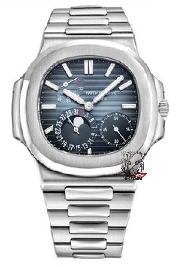 ff8175a0c212100012418856820b23eb.jpg Patek Philippe Nautilus series 57121A-001, Blue Dial Steel Bracelet, Synchronized Functions, 40mm size. - 图片 1